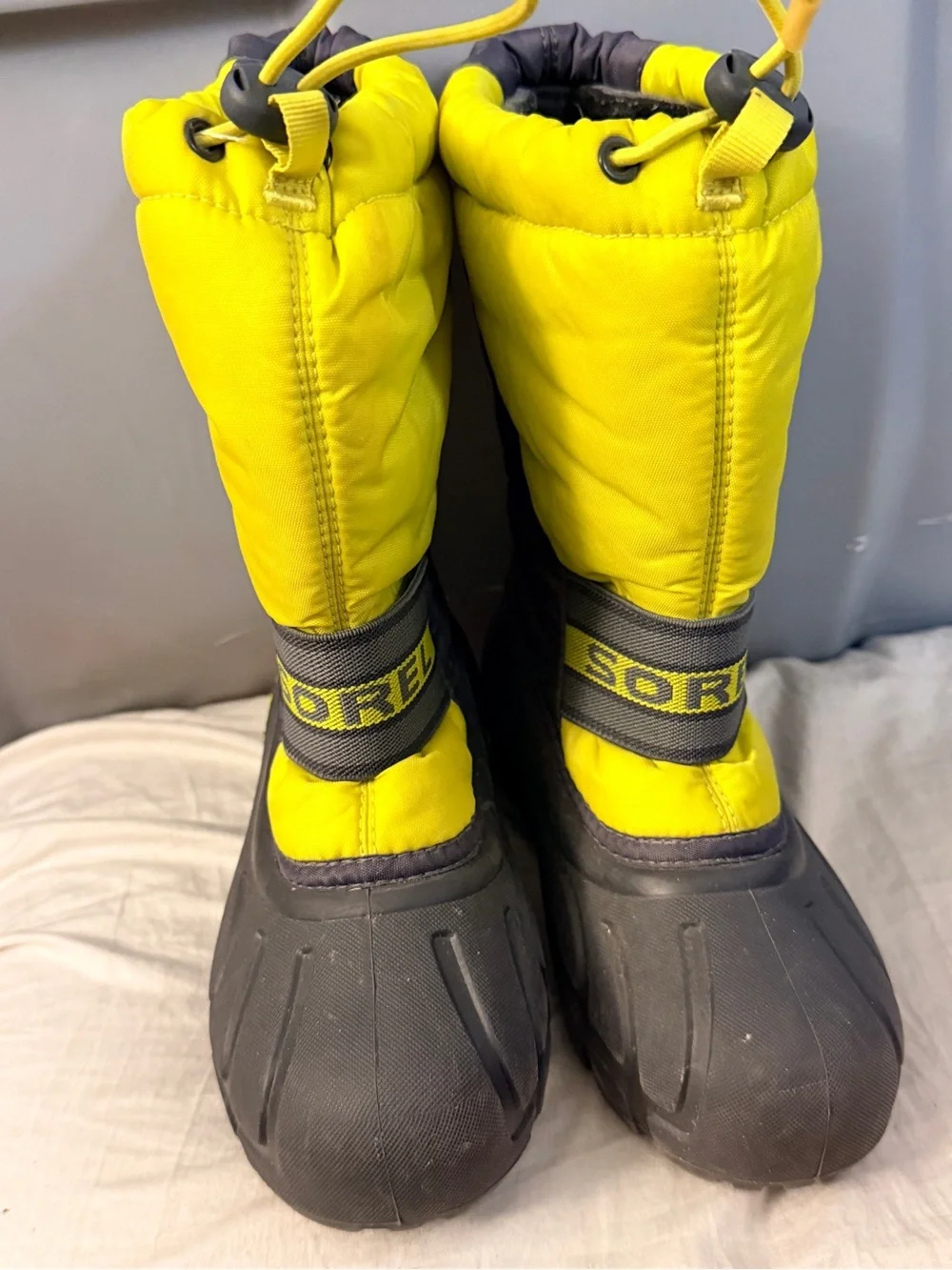 Sorel Yellow and Black Winter Boot